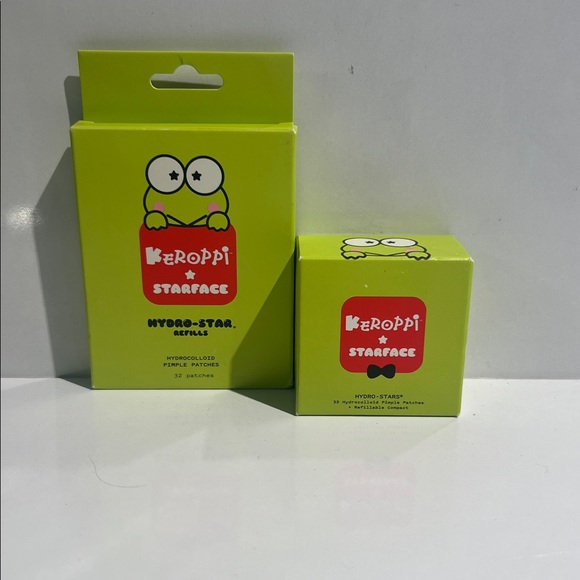 STARFACE Other - Starface Keroppi hydro-star pimple patches BOTH The compact plus the refills
